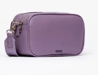 BANDOLERA ADISA EFECTO CUERO LAVANDA