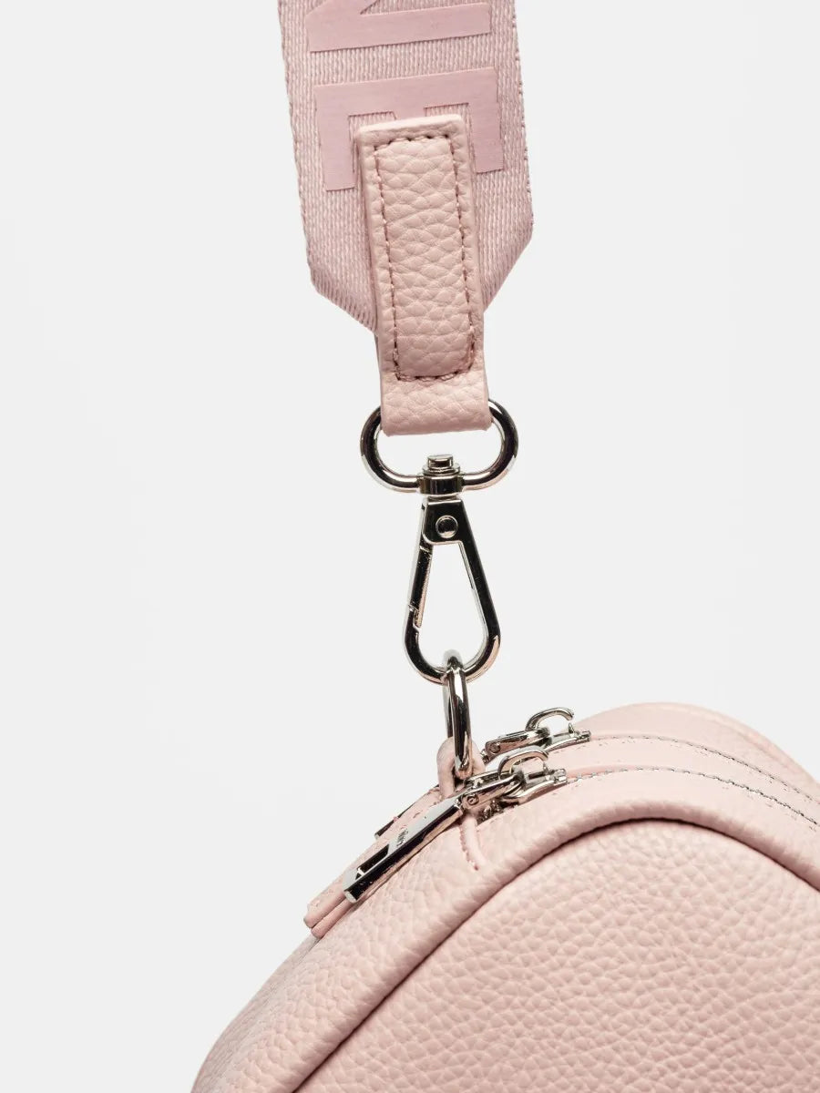 BANDOLERA ADISA EFECTO CUERO ROSE