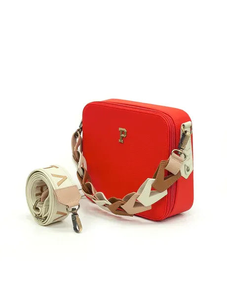 Cartera Flora Rojo