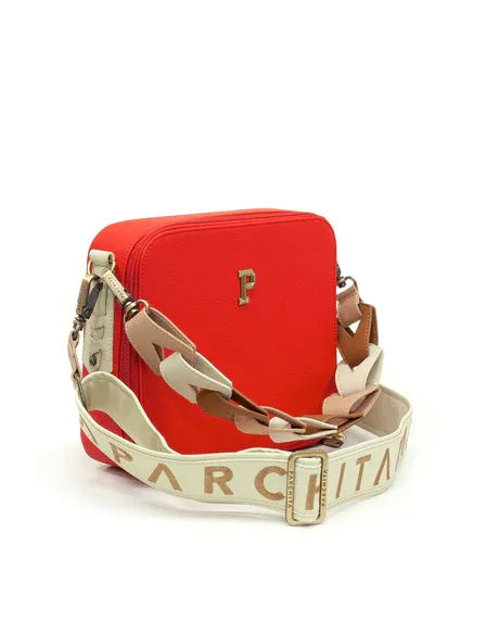 Cartera Flora Rojo