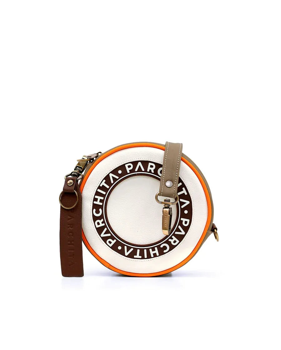BANDOLERA DISCO CAFÉ TAUPE