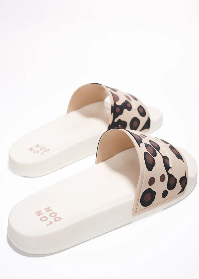 Chanclas London Print T-37