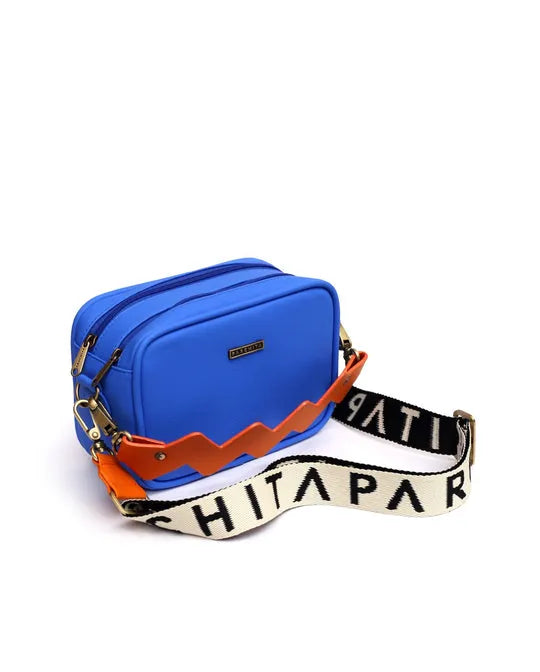 Bandolera Dalia Azul Zafiro