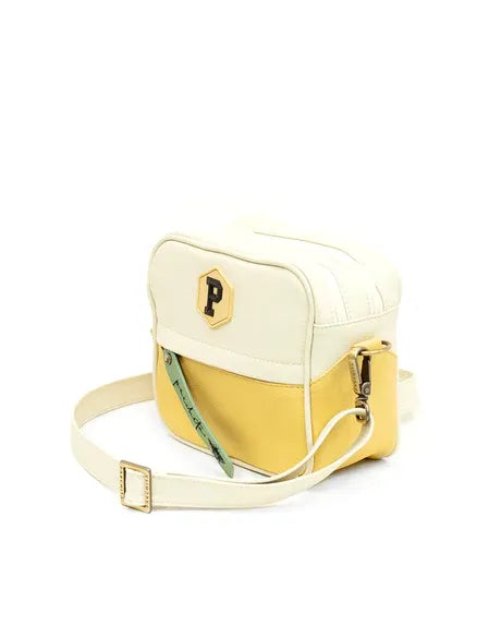 Bandolera Panal Beige X Vainilla