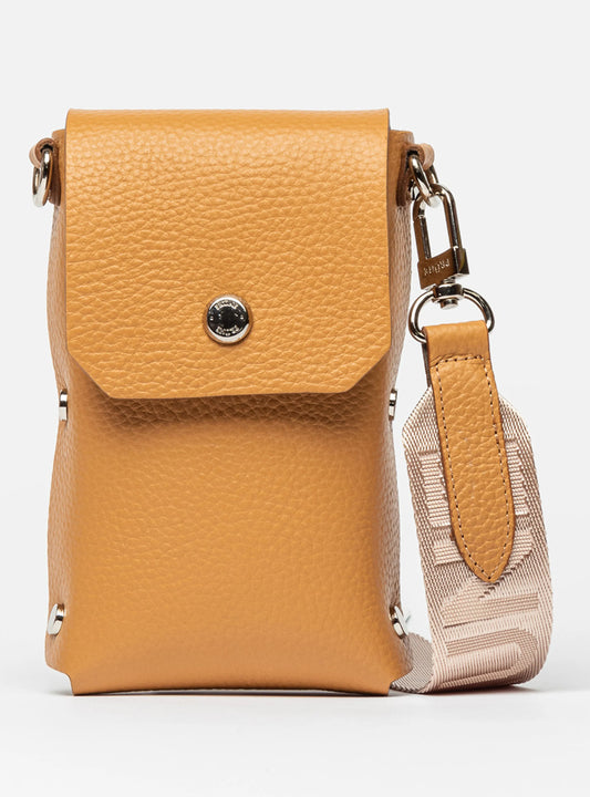 PORTA CELULAR MALDIVA EN CUERO CAMEL