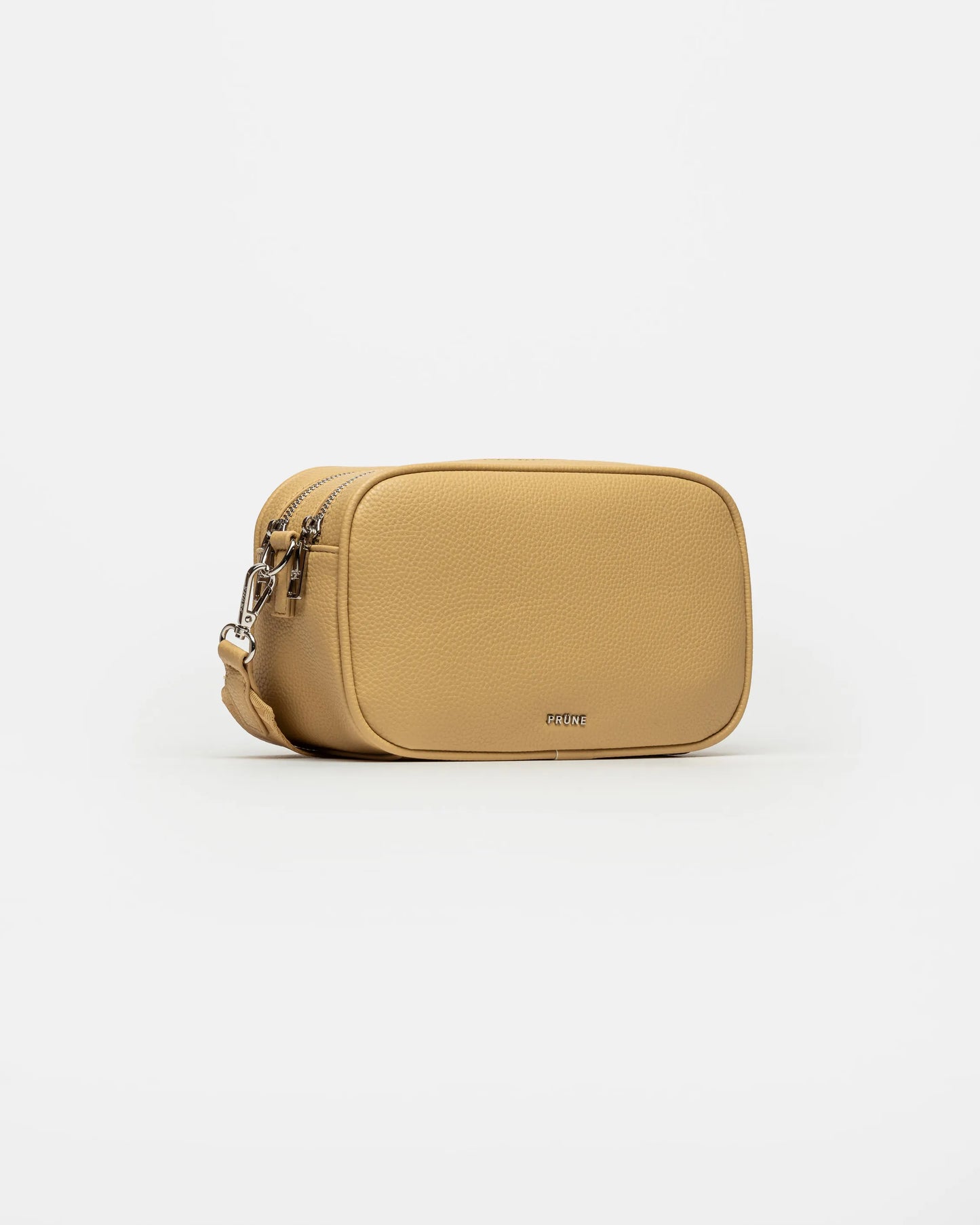 BANDOLERA ADISA EFECTO CUERO BEIGE