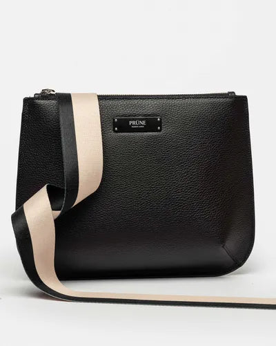 MINI BAG MIA EN CUERO  NEGRO