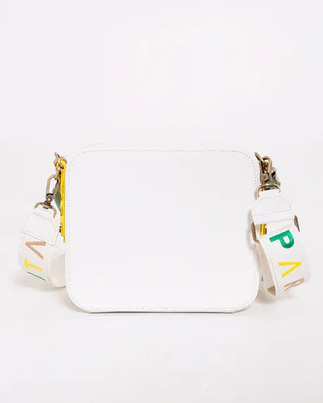 Cartera Flora Blanco
