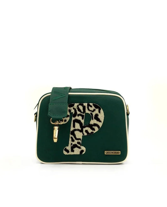 Bandolera Adela Verde Oscuro Pradera