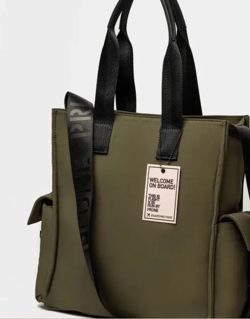 CARTERA AL HOMBRO FLIGHT NYLON VERDE