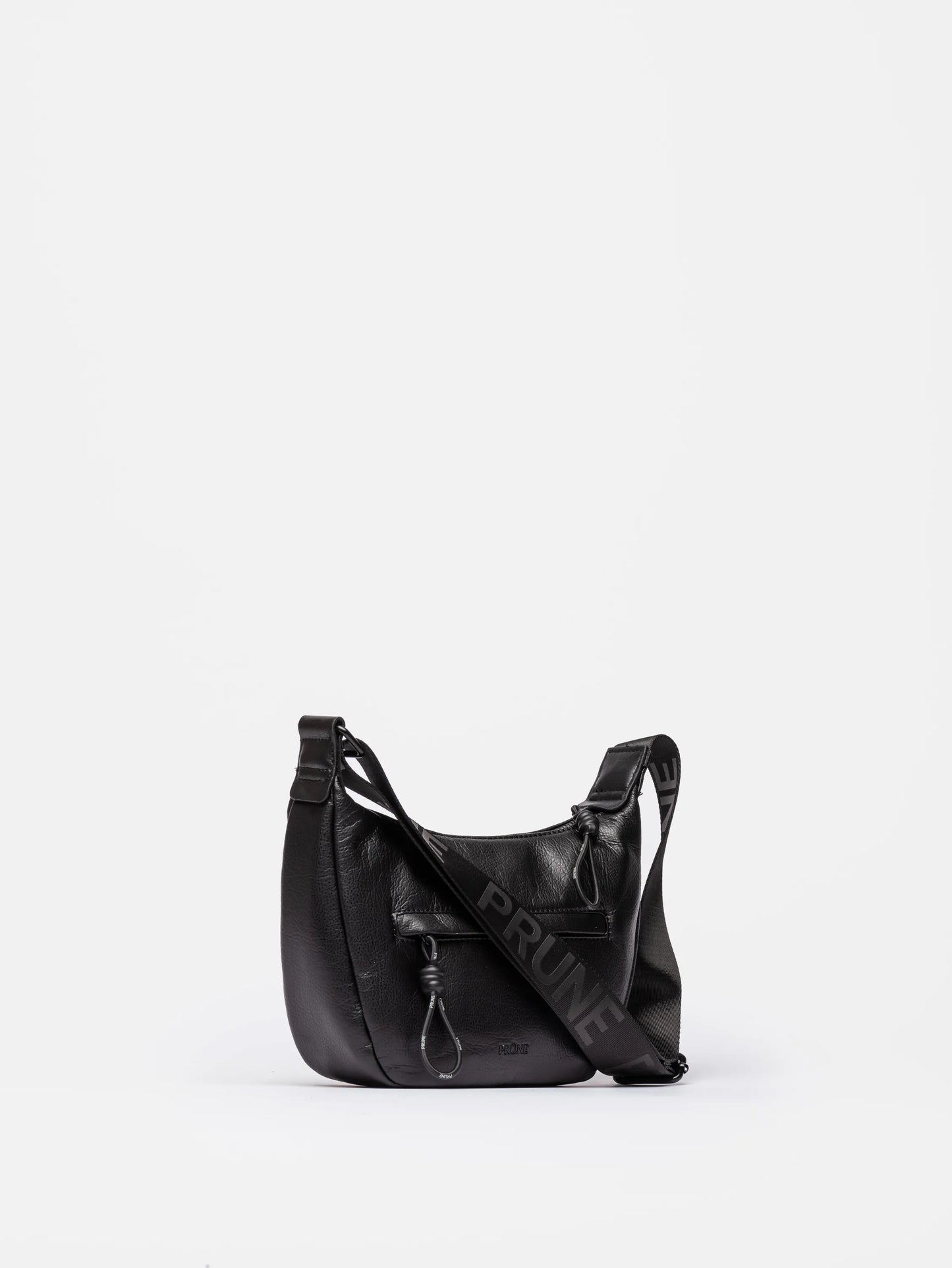 MINI BAG HONEYMOON EFECTO CUERO NEGRO