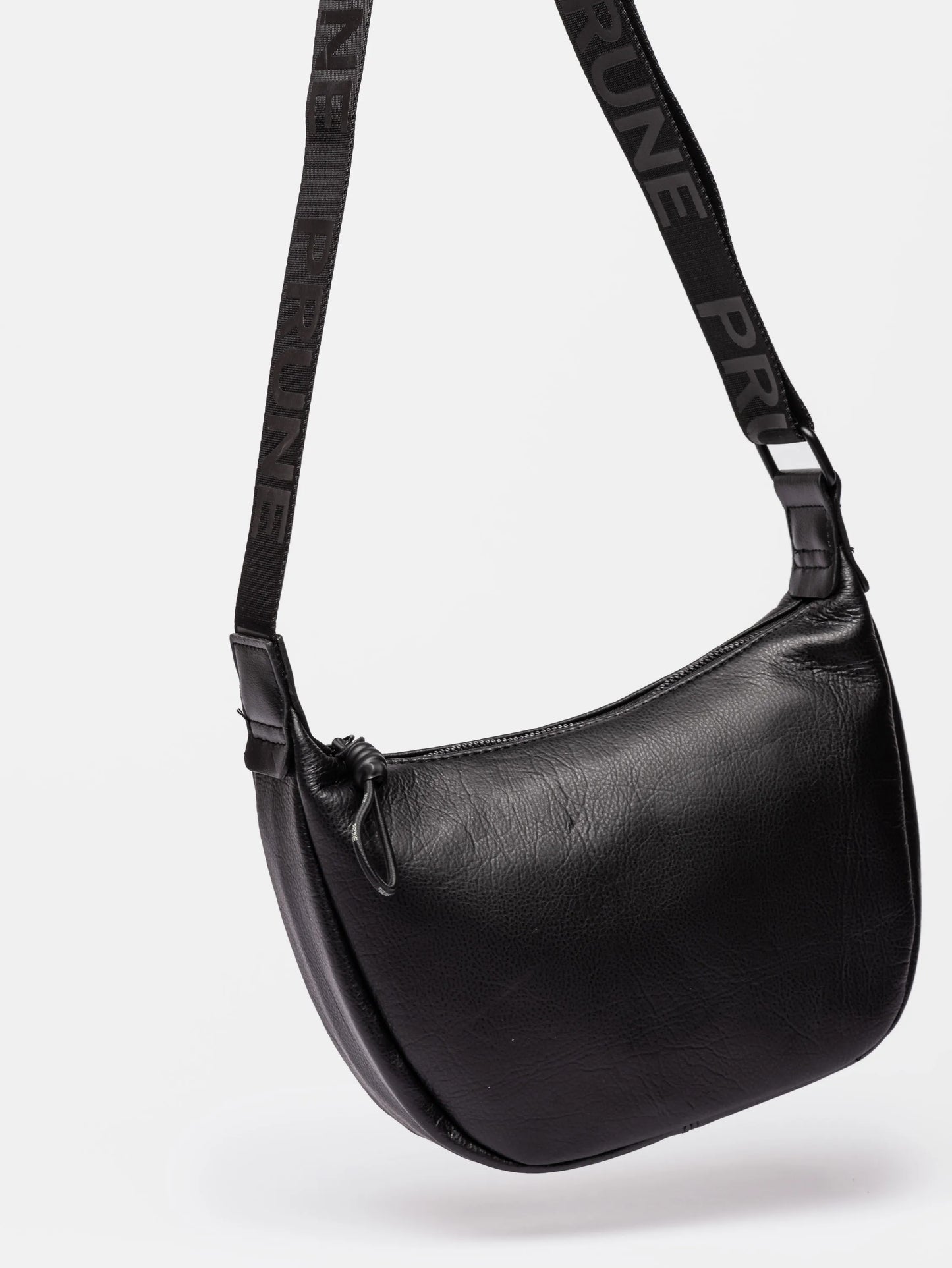 MINI BAG HONEYMOON EFECTO CUERO NEGRO