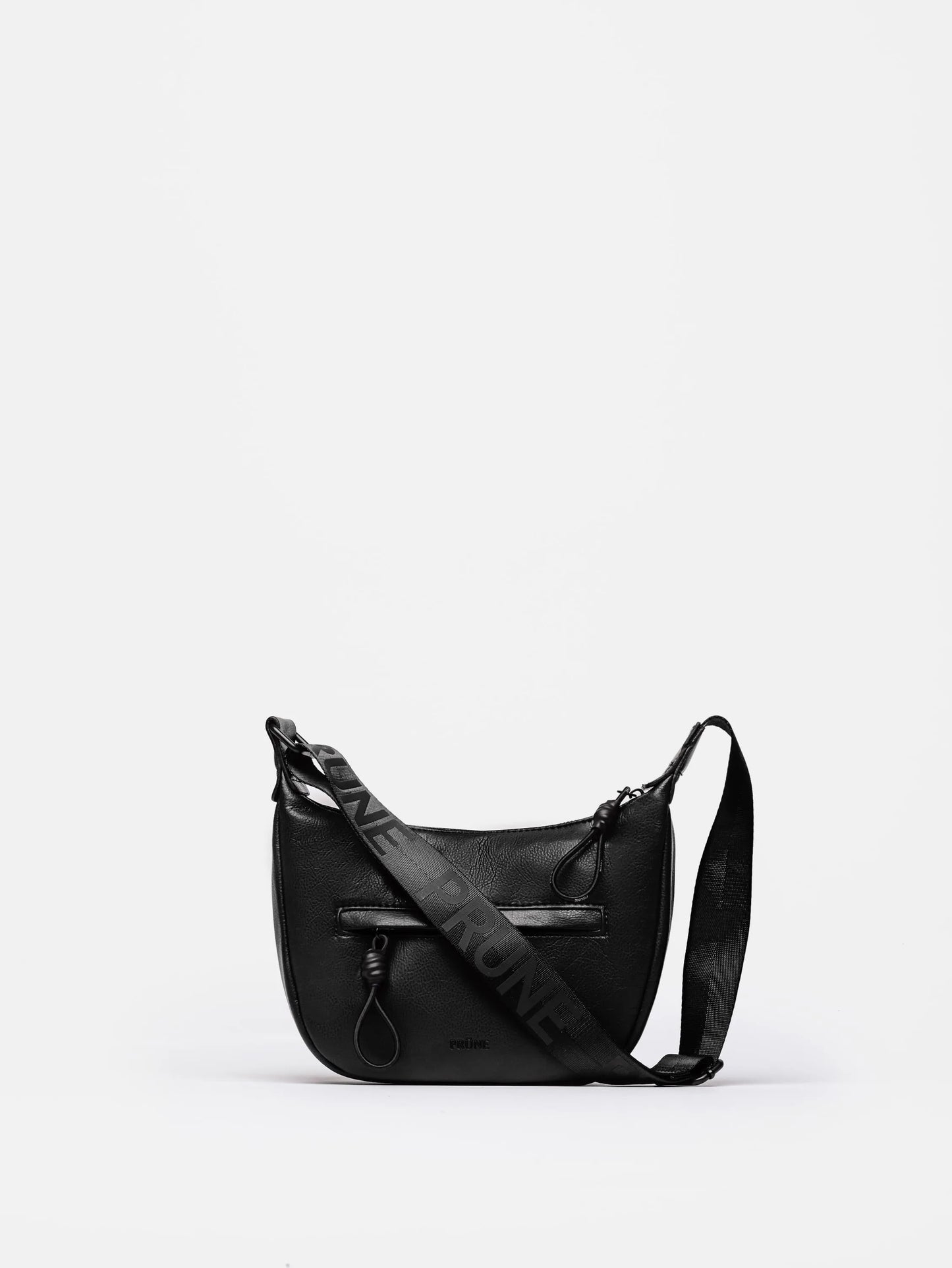 MINI BAG HONEYMOON EFECTO CUERO NEGRO