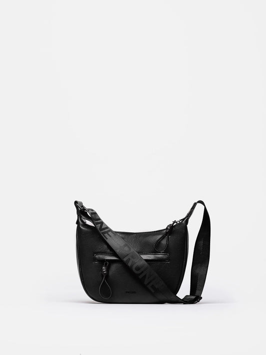 MINI BAG HONEYMOON EFECTO CUERO NEGRO