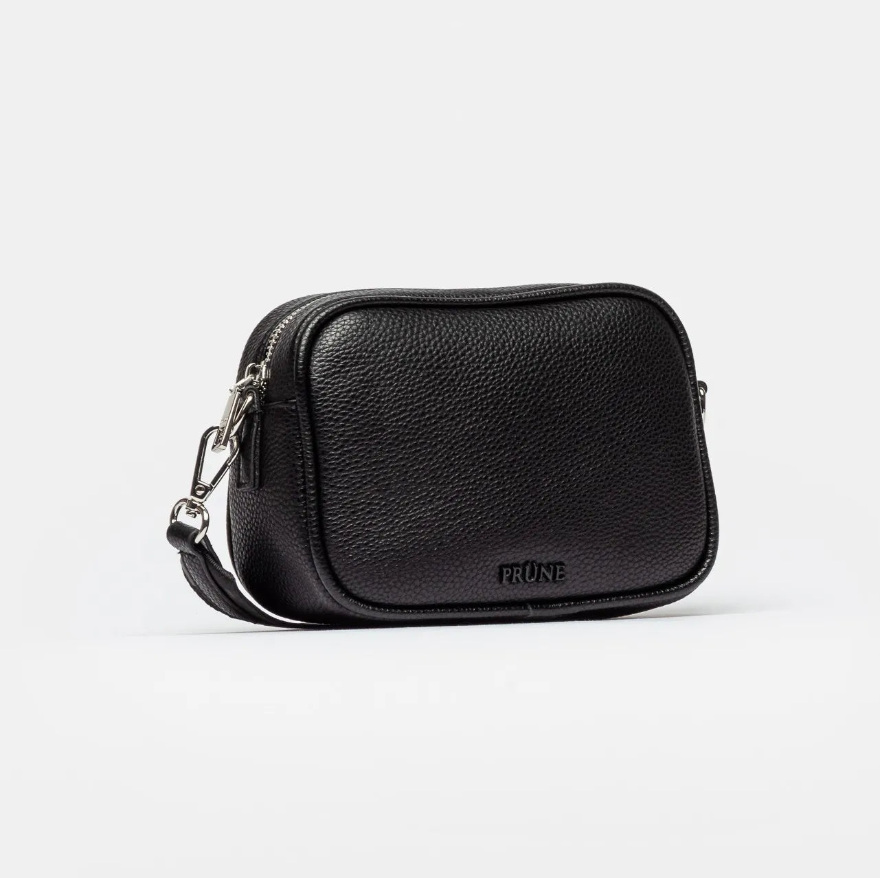MINI BAG ADISA EFECTO CUERO NEGRO