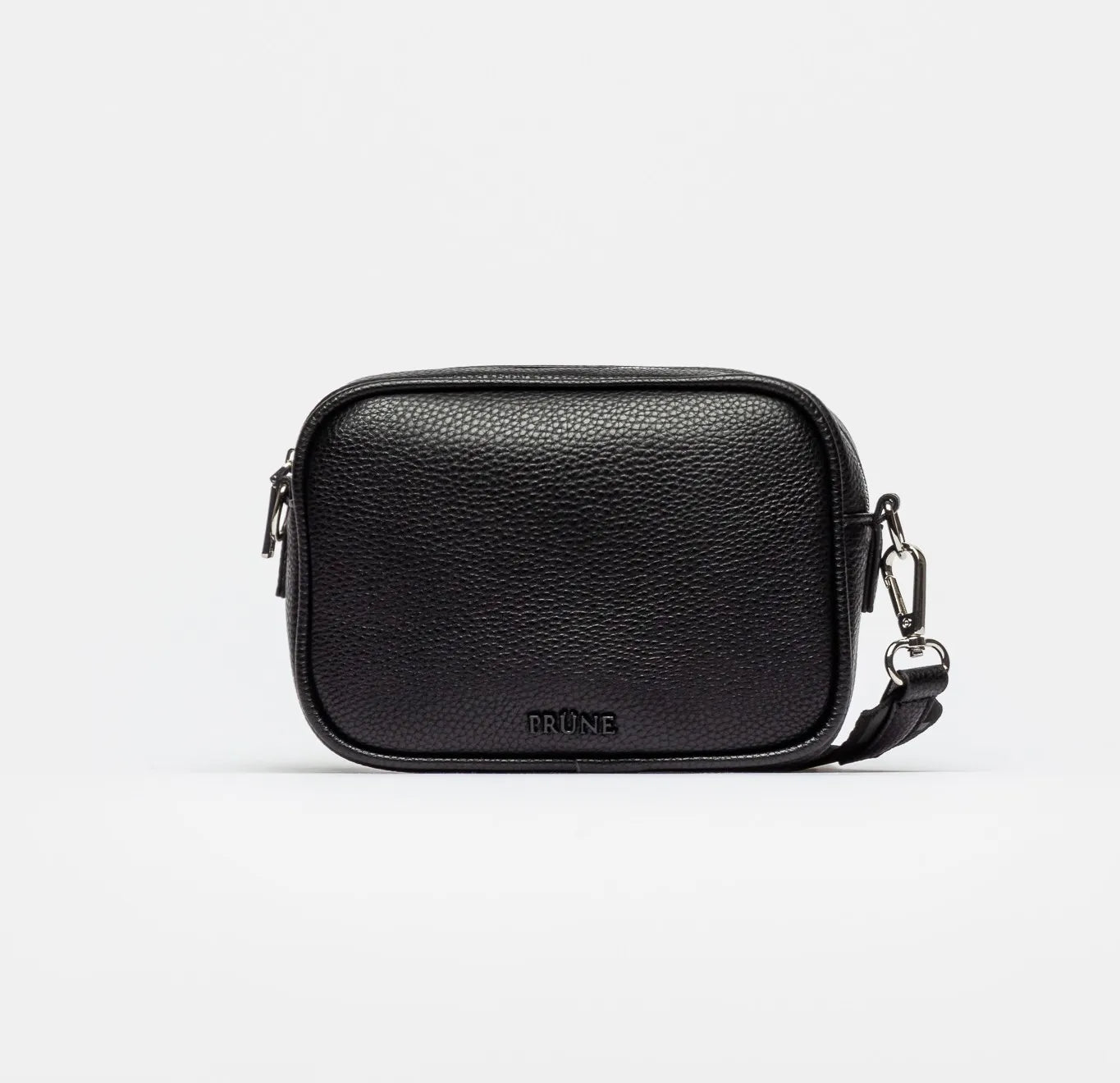 MINI BAG ADISA EFECTO CUERO NEGRO