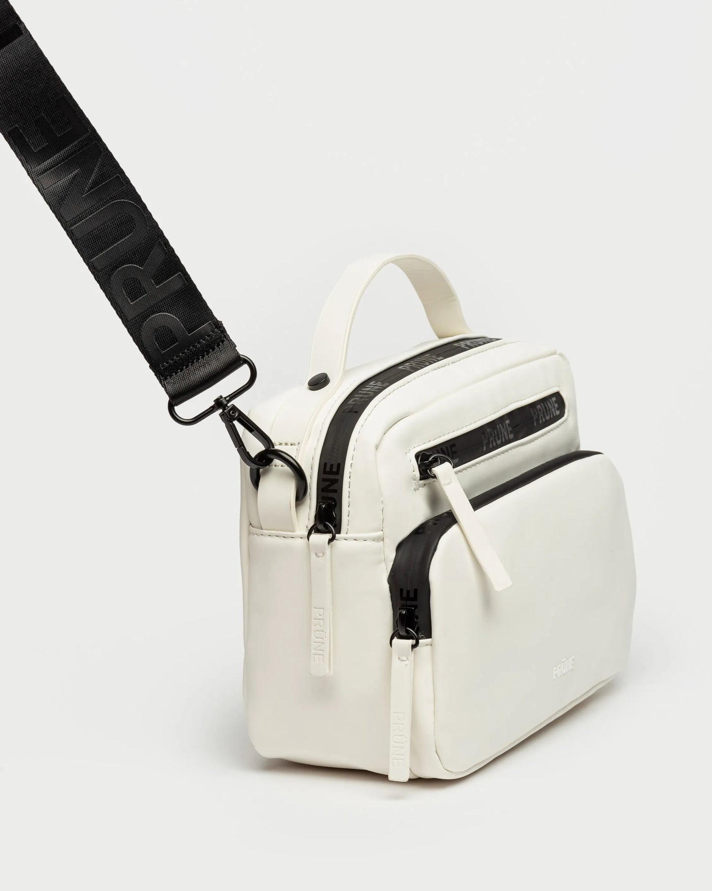 BANDOLERA RUBBER GRANDE BLANCO